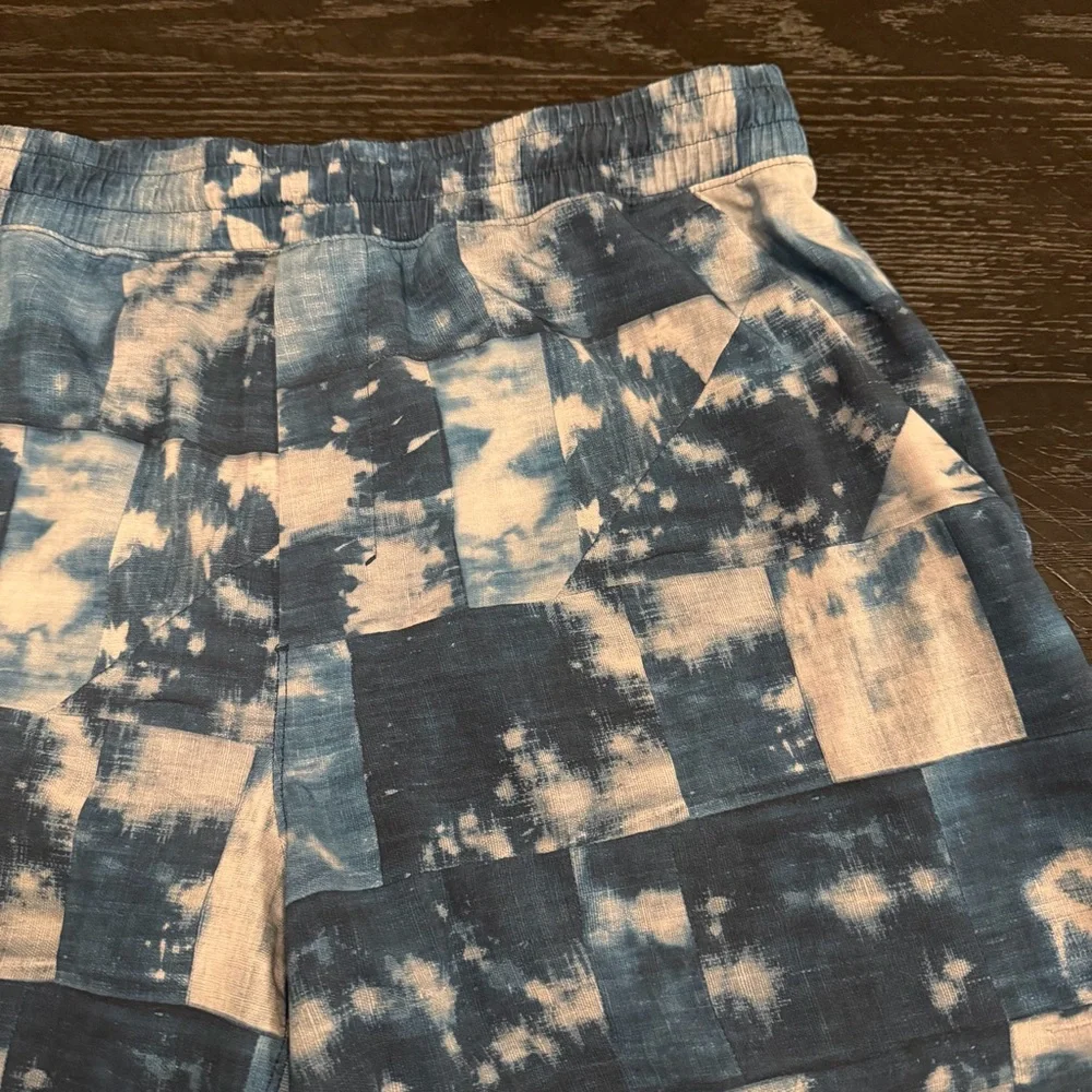 Mens Lululemon Pace Breaker Lined Short Large EUC Out Of Mind Bleached Indigo